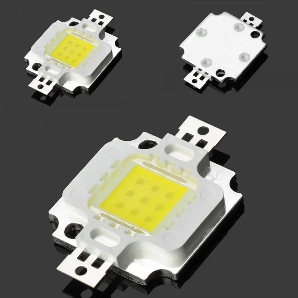 Высокая мощность DIY 10W 12V 900-1000LM 6000-6500K белый яркий светодиодный модуль чип бусины для светодиодный лампы
