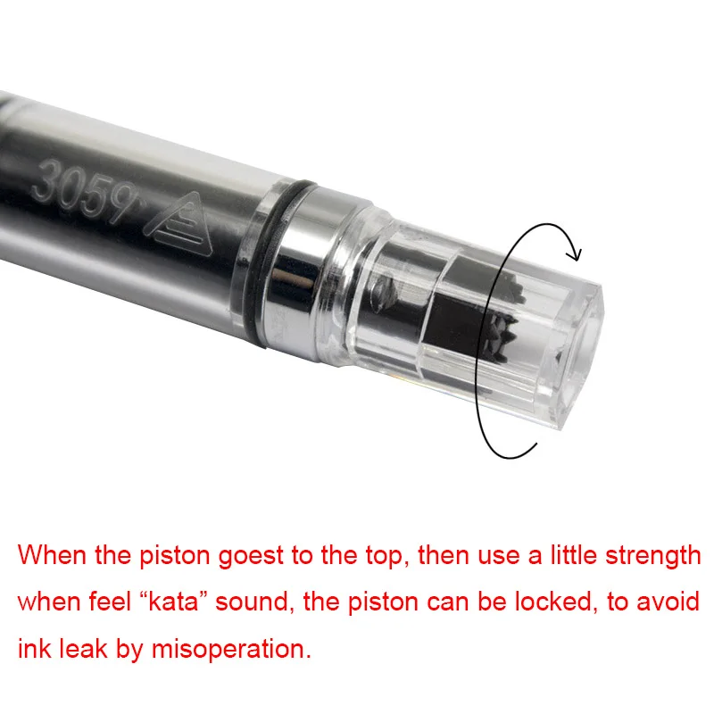 LANBITOU 3059 большая громкость прозрачная демонстрационная авторучка|demonstrator fountain