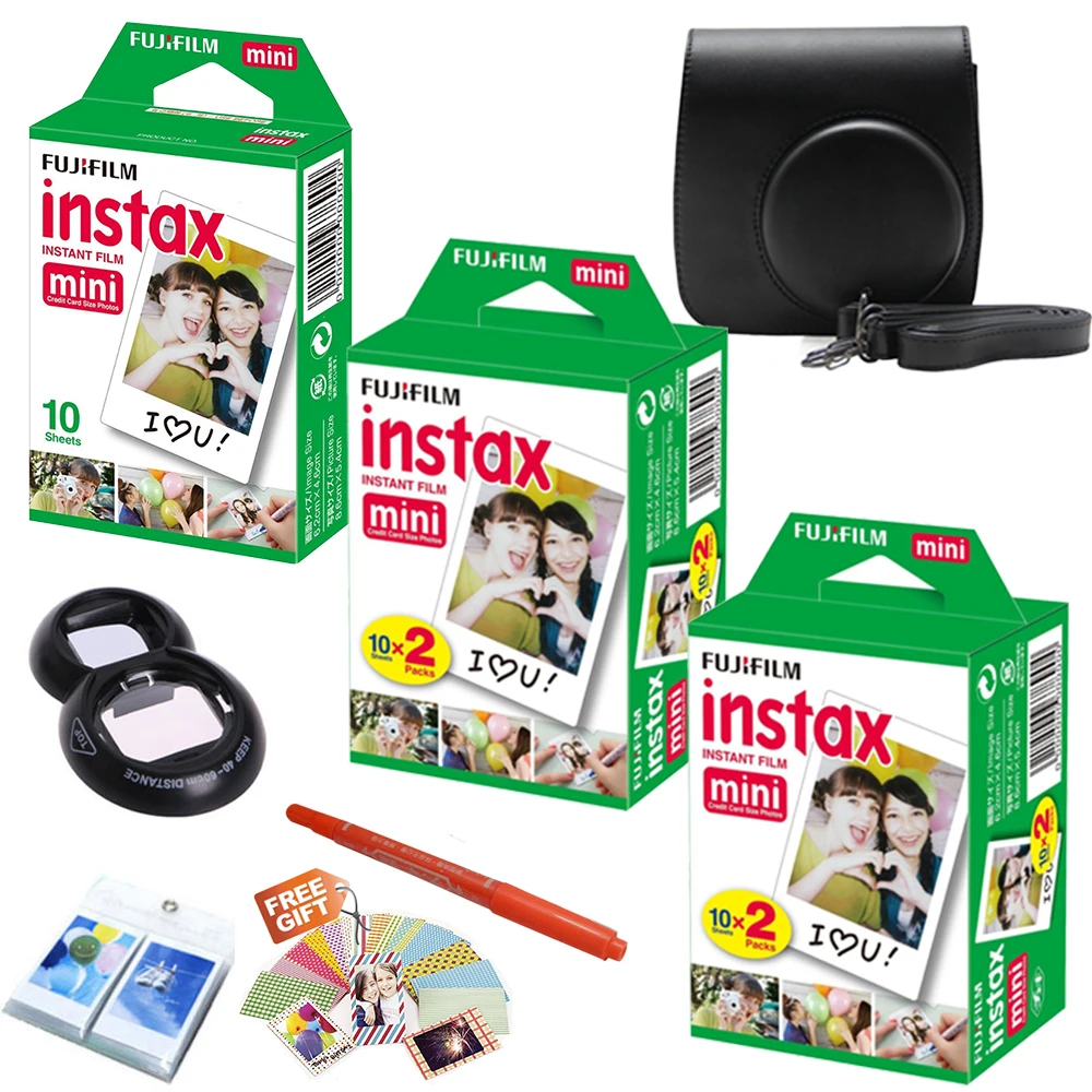 Для Fujifilm Instax Mini 8 фильм Фотоаппарат моментальной печати 50 листов мини белые