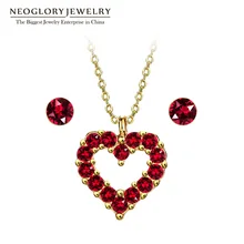 Neoglory серебряные украшенные искусственными драгоценностями