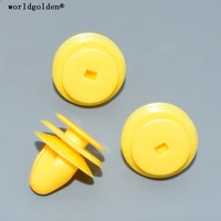 worldgolden 100pcs plastic fasteners door trim panel retaining clip for hyundai82315 38000