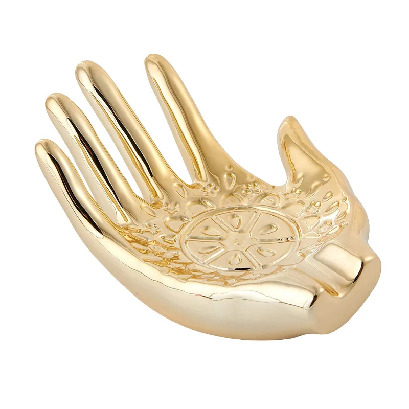 Глод хамса ручной керамический держатель для хранения ювелирных изделий кольца