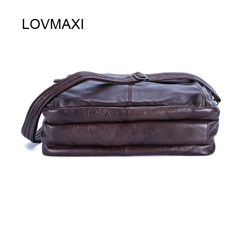 LOVMAXI Мужские портфели из натуральной кожи для мужчин, деловые сумки, повседневные сумки для ноутбука, сумки-мессенджеры, большие дорожные сумки