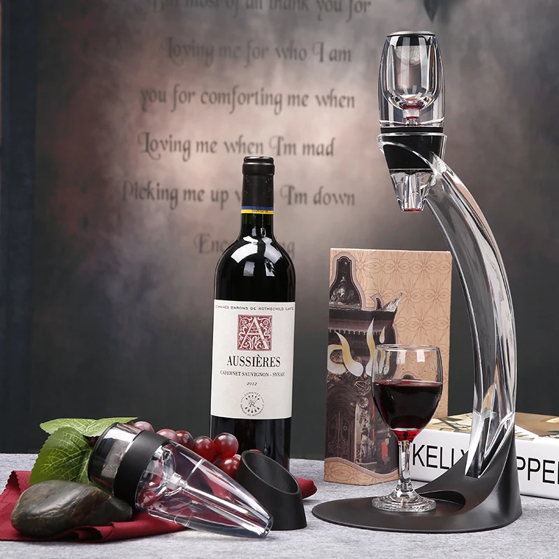 Factory direct wine decanters fast acrylic crystal texture of the imported rack |