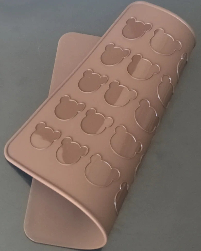 

5Pcs New Arrival Bear Shape Silicone macaron Mould Mat For Bakeware Cake Cutter Plunger Tool Supply