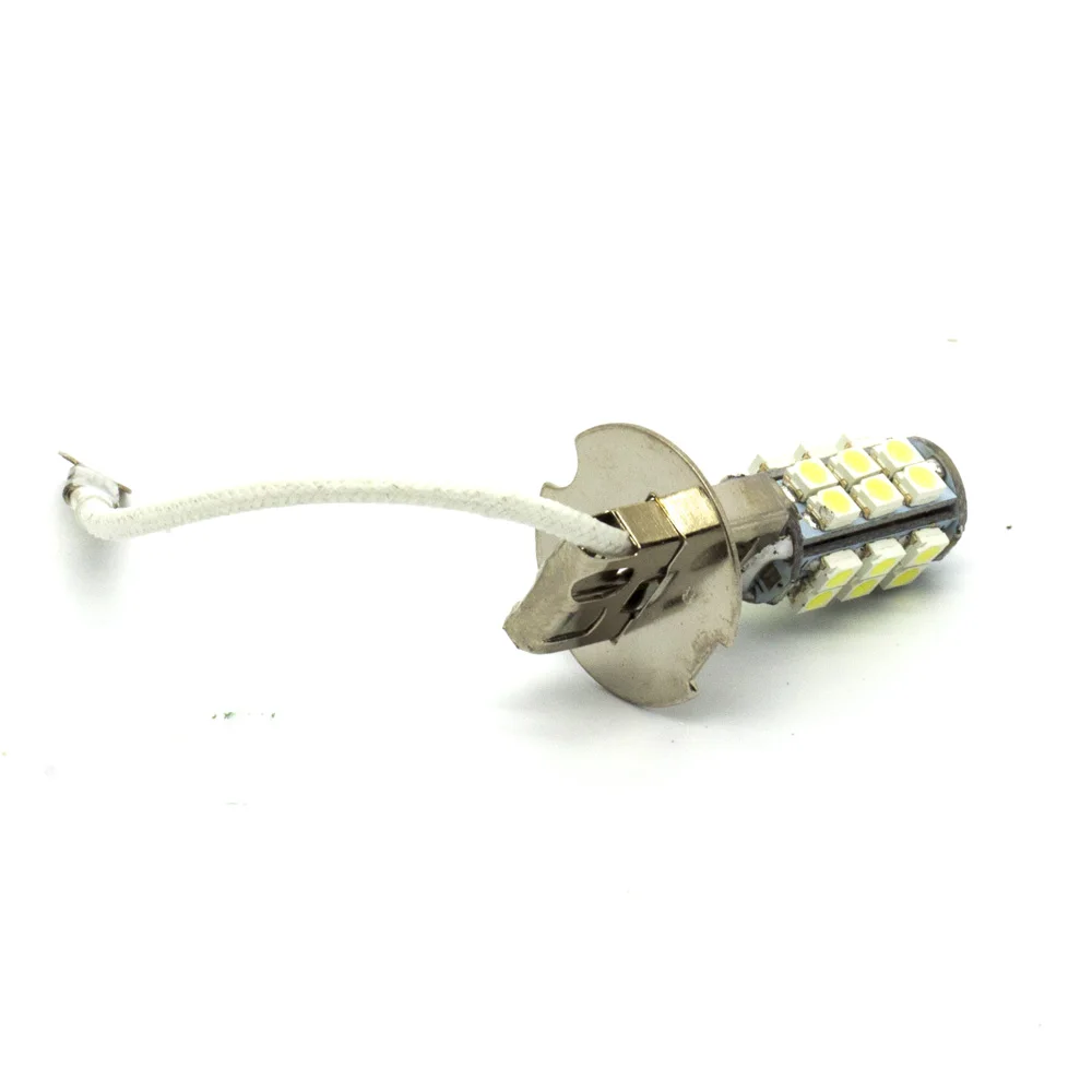 1 шт. H3 pk22s 26 SMD Автомобильный светодиодный белый светильник s лампа для противотуманной фары для DC 12V