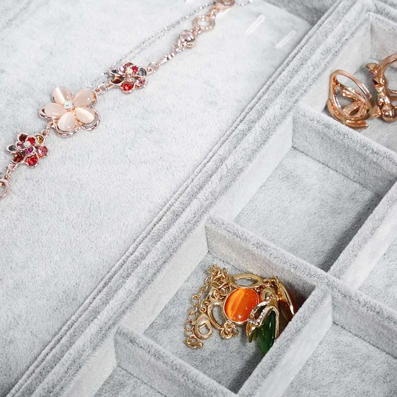 

High-Grade Ring Jewelry Boxes Multi-Function Treasure Chest Big Photo Display Props Box Case