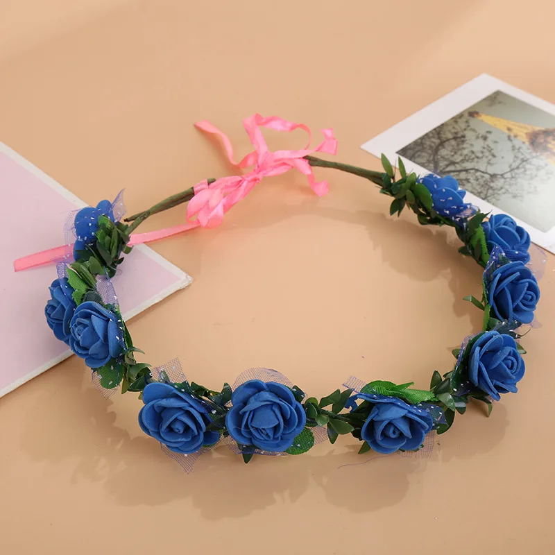 Yk 0010 нежный DIY моделирования цветочный венок Цветочная корона головной убор и