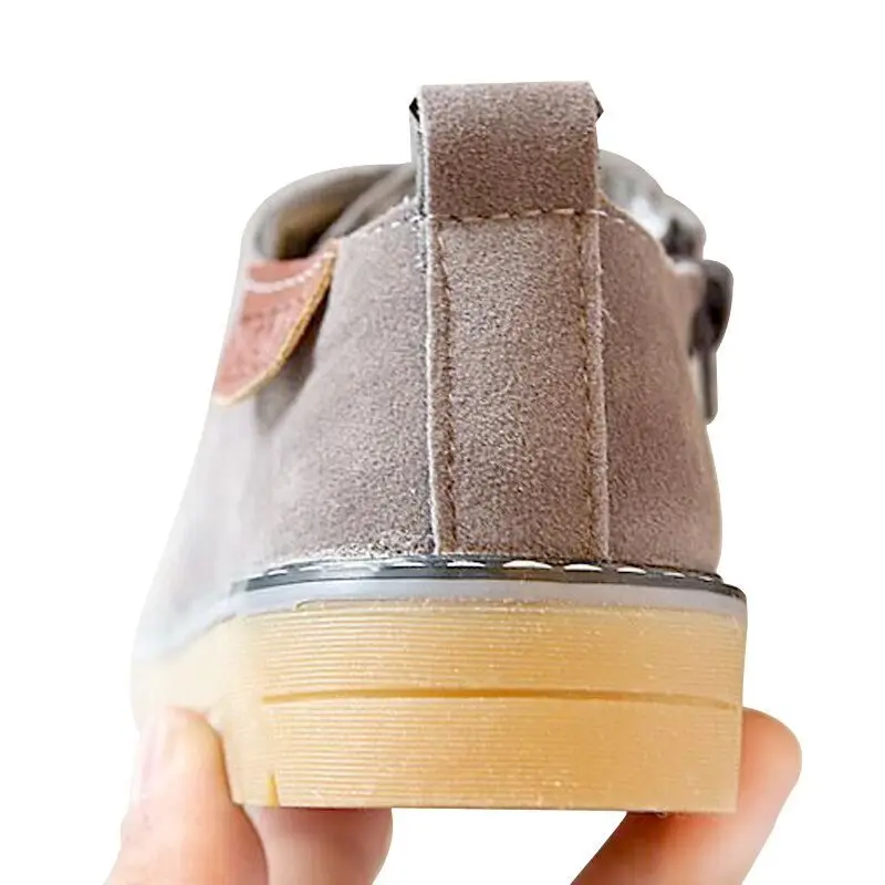 Новые Мальчики Девочки PU Замши Детей Shoes Дышащий Кроссовки Квартиры для Ретро