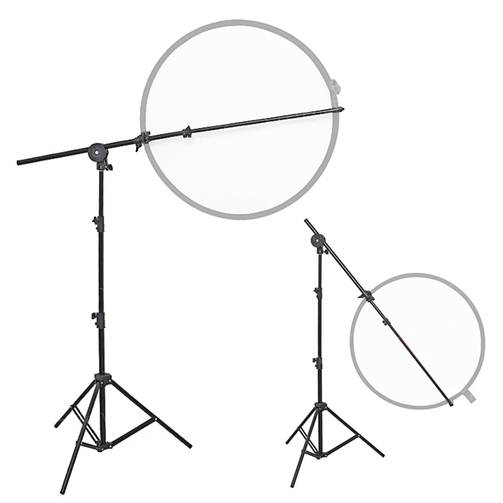 Стойка для студийной фотосъемки 2 м + кронштейн с поворотной головкой и