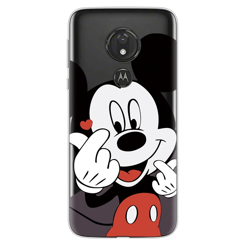 Мультяшная пара для Coque Motorola Moto G7 Play Plus чехол мягкий, роскошный, из ТПУ Модный чехол для телефона для Motorola G7 power Cover