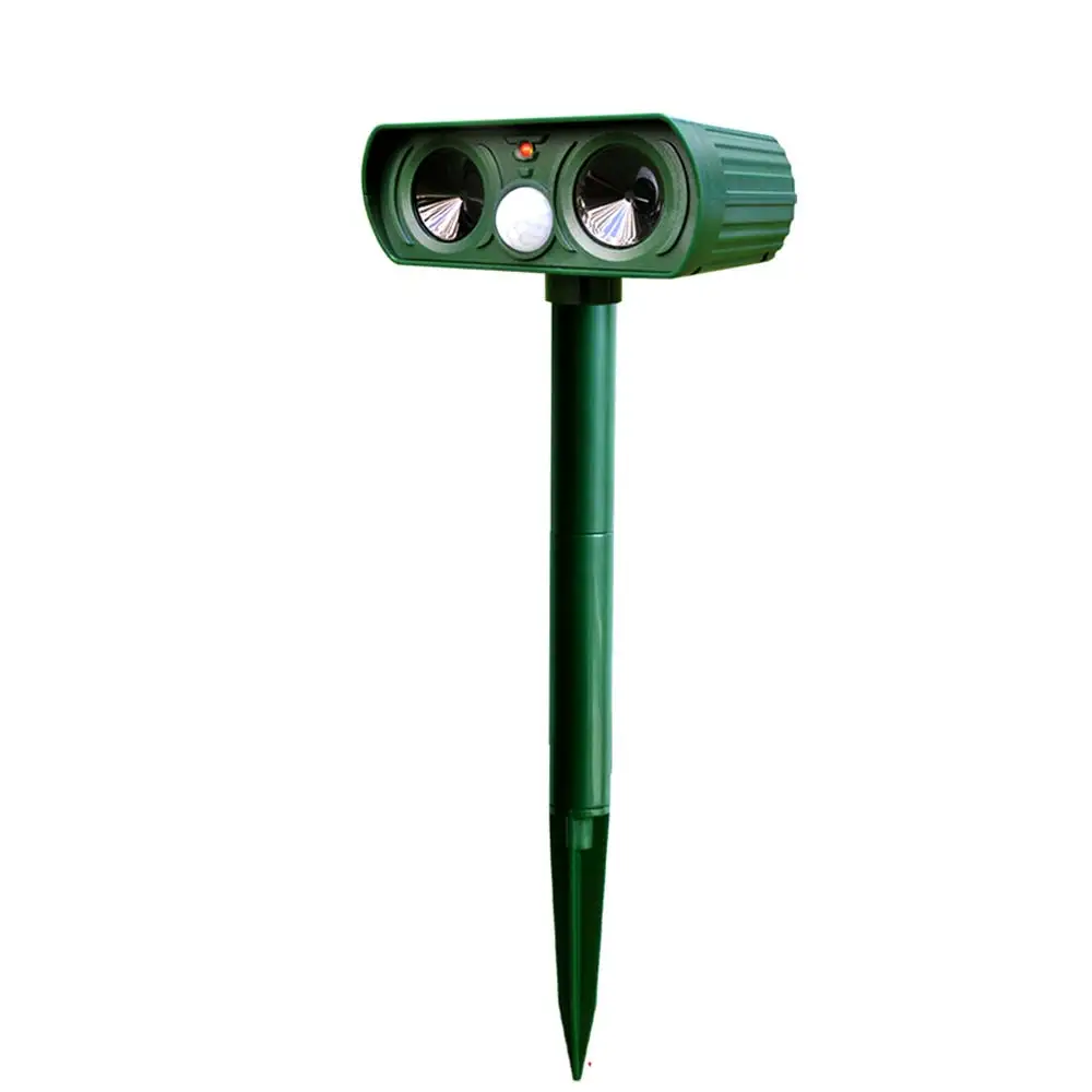 

Solar Power Ultrasonic Animal Repellent Deterrent Dog/Cat/Bird/Mole PIR Motion Repeller Garden Supplies E2S
