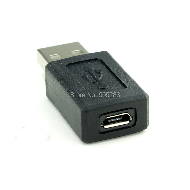 1 шт./лот Новый Переходник USB штырь-гнездо Micro конвертер USB-Кабель-адаптер черный