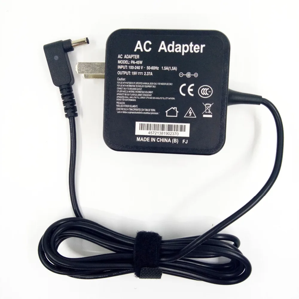 

Power Adapter Mini Charger 19V 2.37A 4.0mm*1.35MM 45W For Asus ZenBook UX21A UX31A UX32A Series Taichi 21-DH51 21-DH71 DC U305F