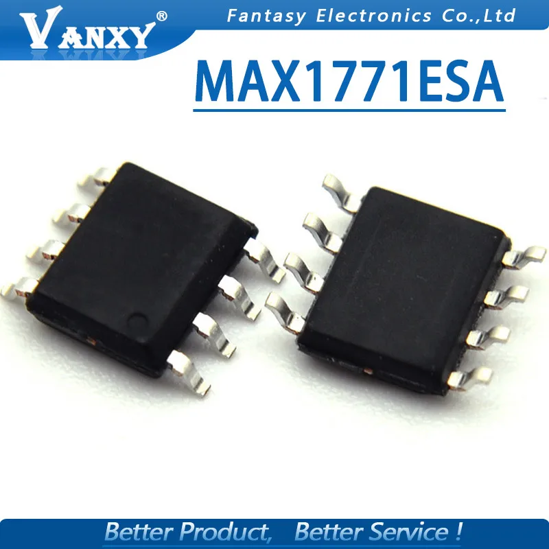 5 шт. MAX1771ESA лапками углублением SOP-8 MAX1771 SOP8 MAX1771CSA стандартного режима работы