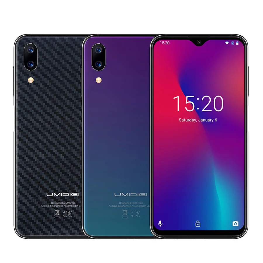 UMIDIGI One Max Android 8 1 мобильный телефон 6 3 дюйма 4 Гб + 128 ГБ разблокировка лица