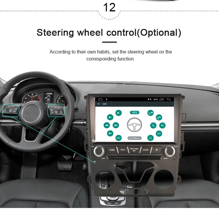 JDASTON Android 10,0 автомобильный dvd-плеер для Ford Mondeo Fusion 2013 wifi gps навигация 2 Din автомагнитола стерео Мультимедиа RDS