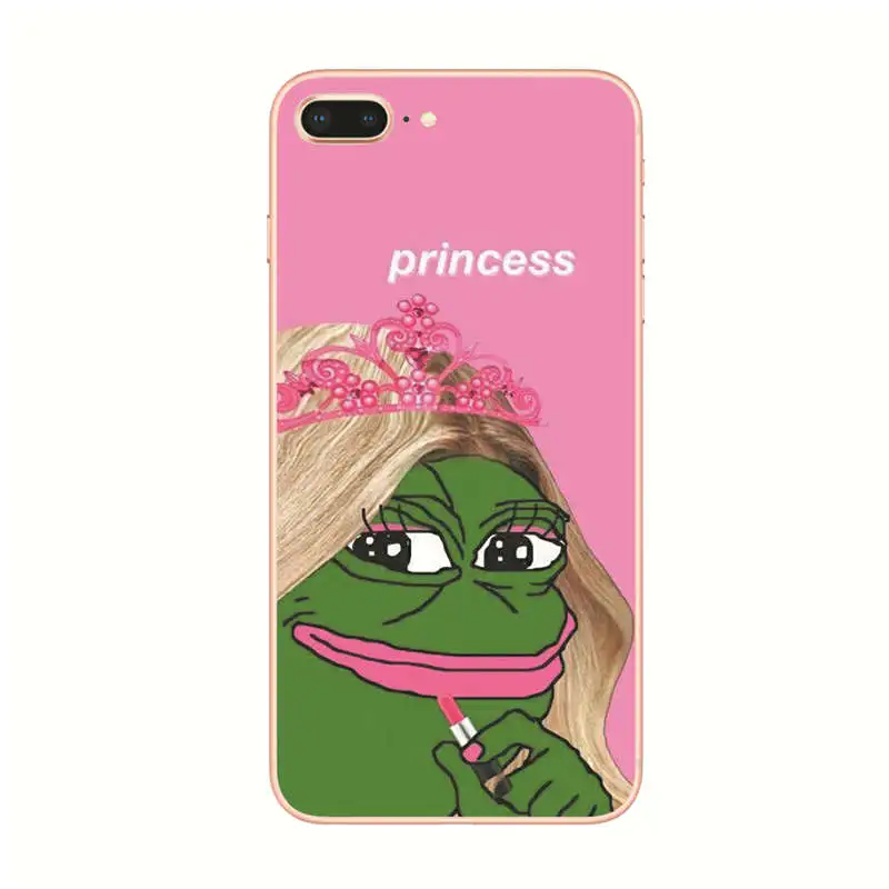 Kulia для iPhone 7 7Plus 6 6S 6Plus 8 XS Max X 5 5S SE Pepe Memes Sad Frog мягкий чехол телефона из
