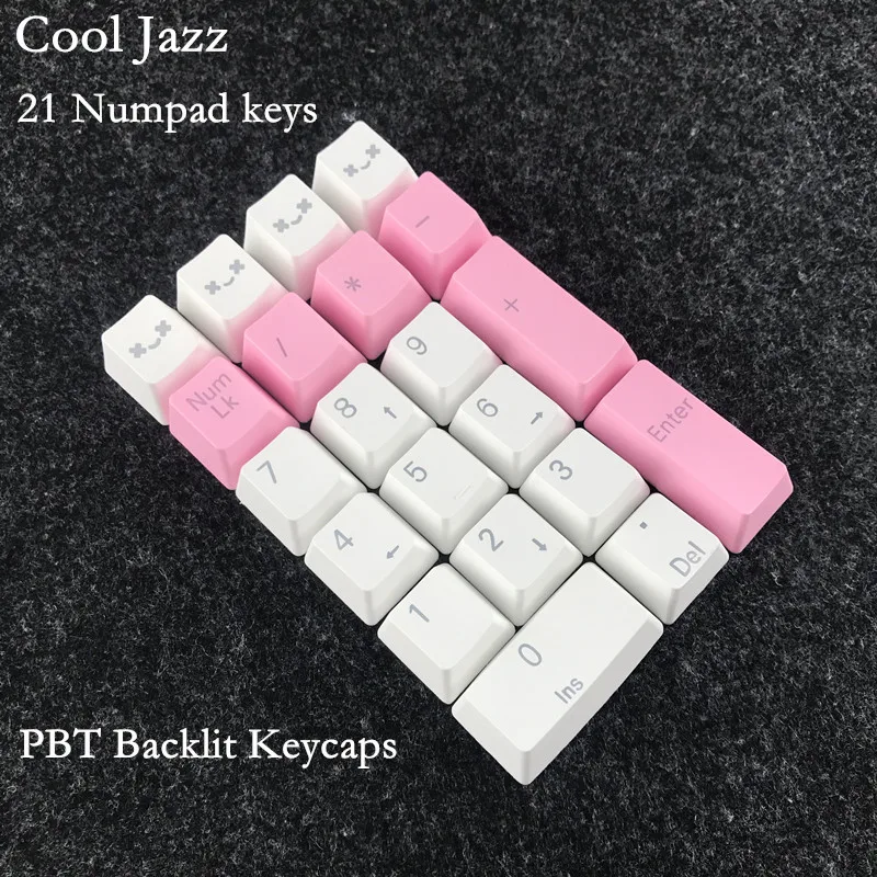Крутые Jazz 21 клавиши с вишневой подсветкой толстые PBT для MX переключатели