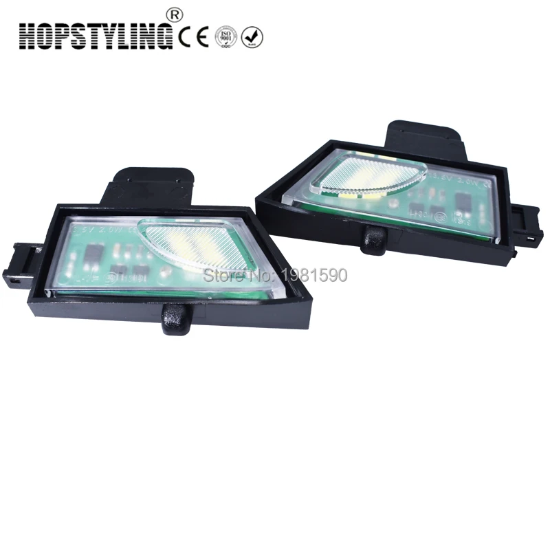 Hopstyling 2pcs белый светодиодный светильник-лужа для VW GOLF 7 Canbus без ошибок боковые лампы под зеркалом