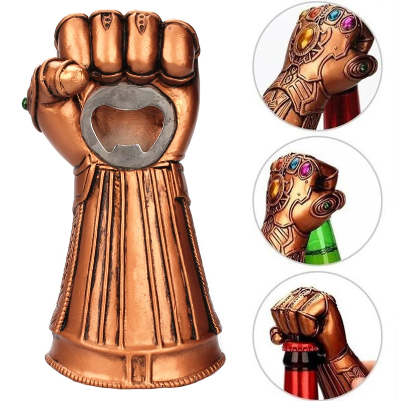 Многофункциональная перчатка с крагами Infinity Thanos открывалка для пивных бутылок