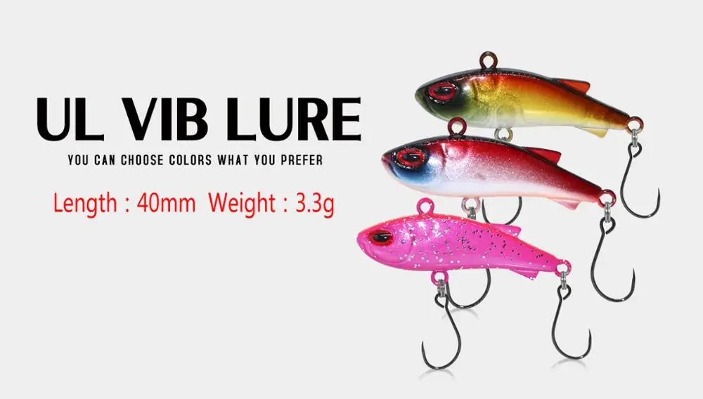 Jerry Pepper 40mm 3.3g sinking micro VIB wobblers trout crank bait fishing lures hard artificial bait all depth tackle