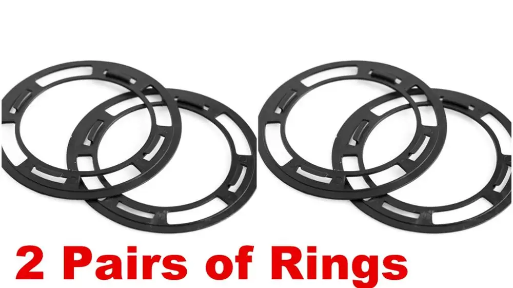 2 Pair Plastic Rings Пластиковые амбушюры Монтажные кольца для Hifiman велюровая Кожаная подушка для наушников HE560 HE400i HE350 HE400 HE500 HE300 - Цвет: 2 Pair Plastic Rings