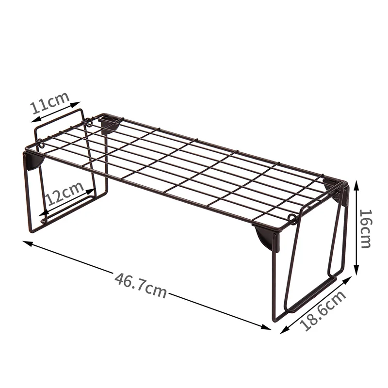 ORZ кухонный органайзер для хранения Складная полка в ванной стекируемая специй