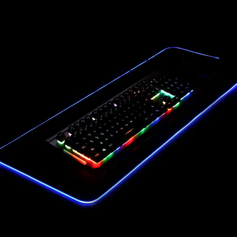 Увеличивающий свет магический цветной коврик для мыши RGB Alien Большой Настольный