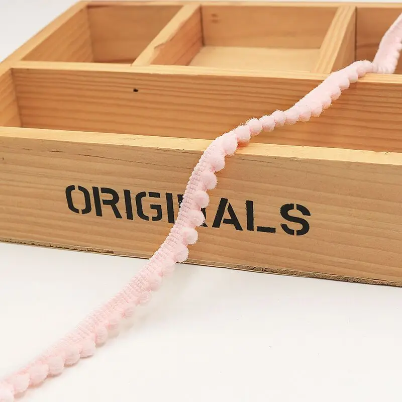 5 ярдов мини-помпон с жемчугом 11 мм | Дом и сад