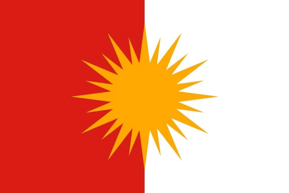Бесплатная доставка 90х150 см Yezidi флаг/Yezidische флагшток/драпировка Lalish/Tausi