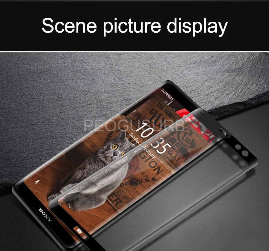 20D полное покрытие экрана протектор Закаленное стекло для sony Xperia X XZ1 XZ2 Compact XZ Premium XZ3 XA1 XA2 Ultra XA3
