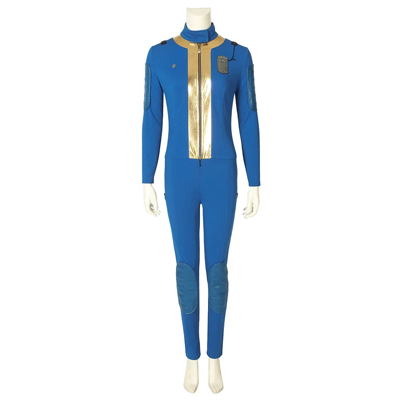 Jumpsuit Only Игра Fallout 4 Fallout 76 костюм хранилище 76 Sole Survivor Cospaly комбинезон наряд на Хэллоуин Полный комплект с ботинками на заказ - Цвет: Jumpsuit Only