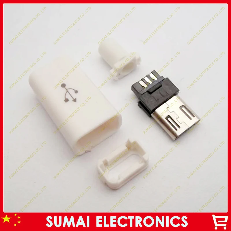 Бесплатная доставка 100 компл./лот сделай сам 4 в 1 микро USB разъем MINI 5pin 5P