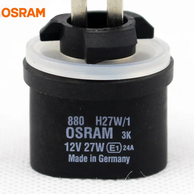 OSRAM 880 H27/1W 12V 27W 3200K PG13 галогенная оригинальная противотуманная лампа стандартная