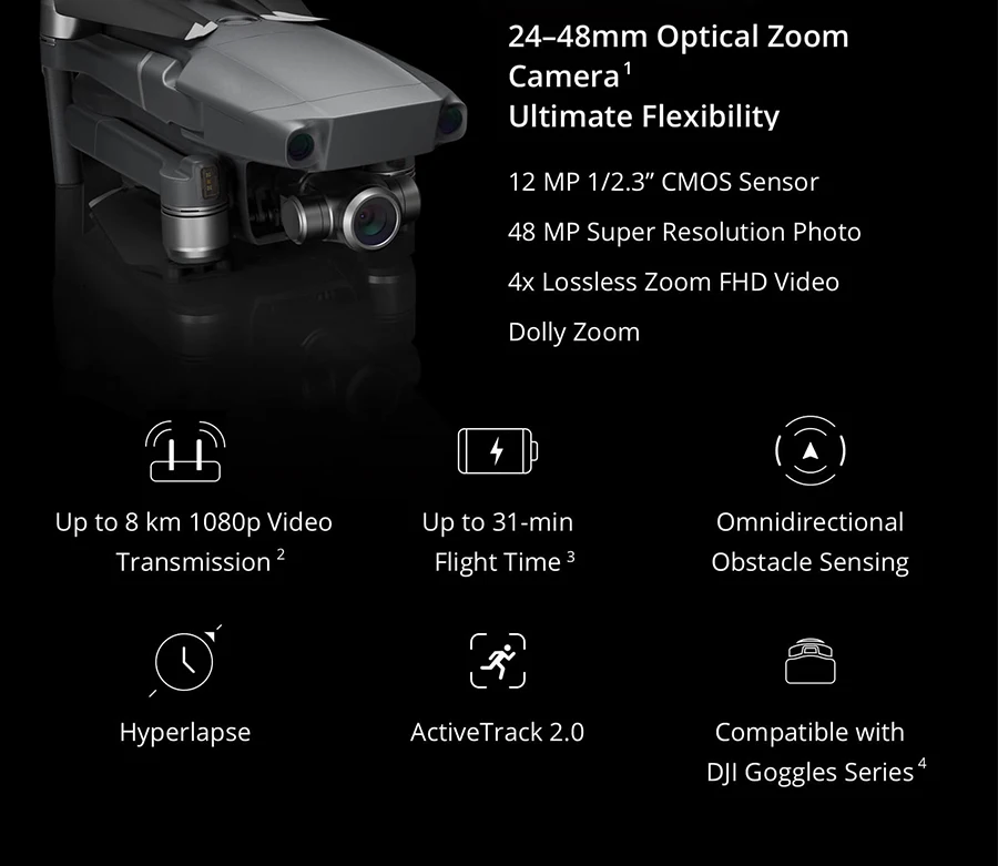 DJI Mavic 2 Pro и Mavic 2 Fly More Kit несколько аккумуляторов для более длительного полета универсальная сумка через плечо для переноски всего