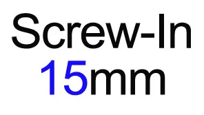 Screw In 15mm Розничная 20 штук = 10 пар E тип силиконовые носоупоры Размер 13 мм 14 мм 15 мм Ввинчивающийся или нажимной Тип опционально - Цвет: Screw In 15mm