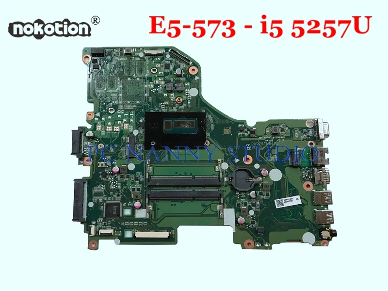 Материнская плата PCNANNY NBMVH11006 DA0ZRTMB6D0 для Acer Aspire E5 573 i5 5257U 2 70 ГГц HD 6100 материнская