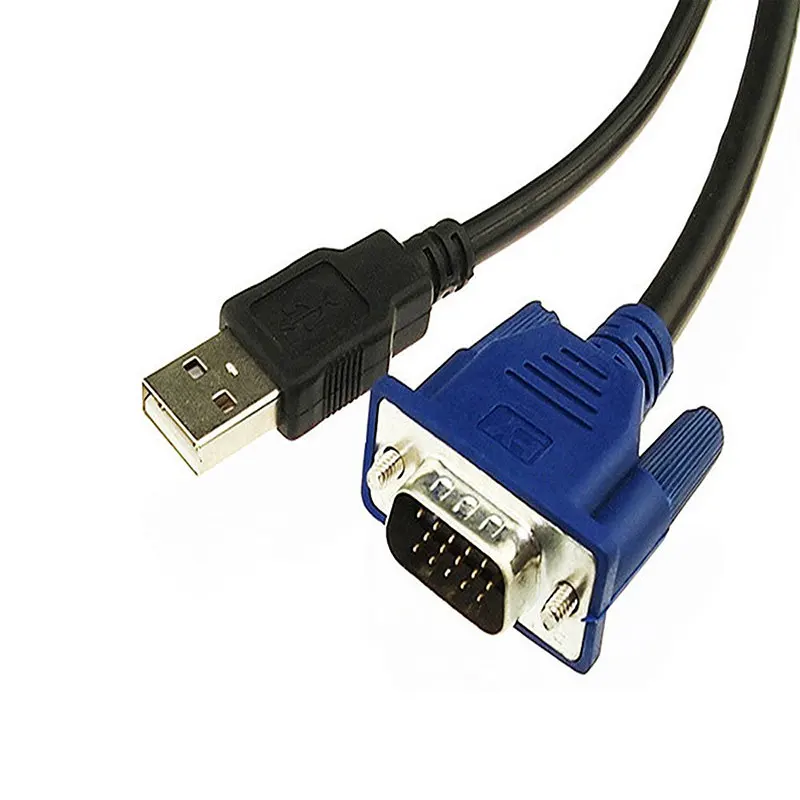 Новый DVI M1-DA (30 + 5) штыревой разъем для 15Pin VGA USB адаптер Соединительный кабель