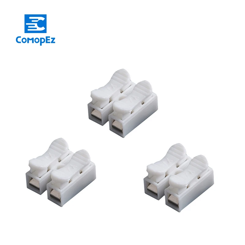 10pcs 2 Pins 3pins Electrical Cable Connectors CH2 Quick Splice Lock Wire Terminals Set | Обустройство дома
