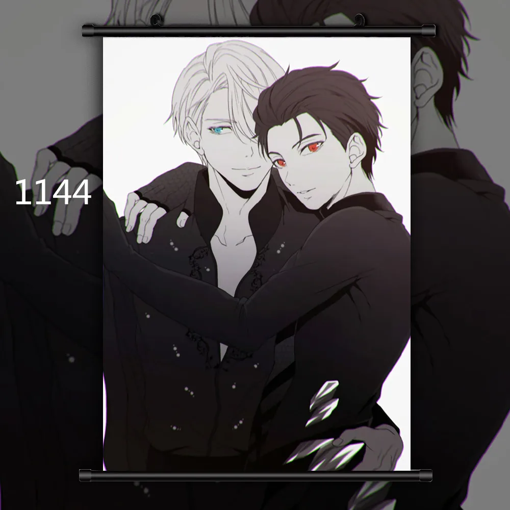 1144 Yuri On Ice Coupling Аниме Манга плакат свиток C - Цвет: 1144