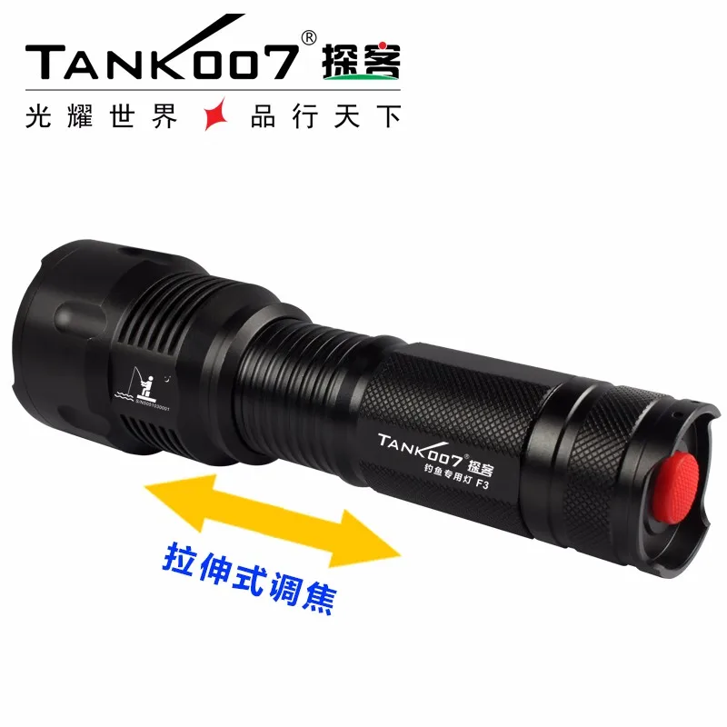 Tank007 F3 1000lm CREE XL-L2 увеличить светодиодная вспышка светильник с тремя источник