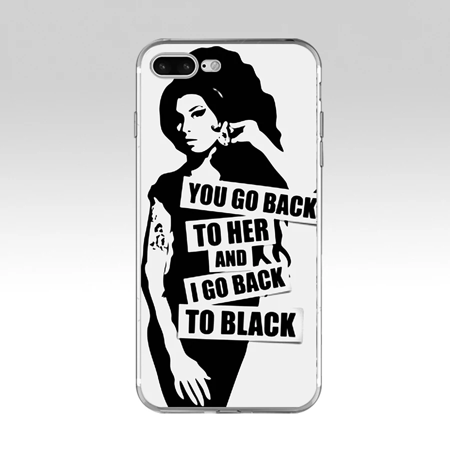 219AQ amy winehouse 2 Мягкий ТПУ силиконовый чехол для Apple iPhone 6 6s 7 8 plus чехол|Бамперы| |