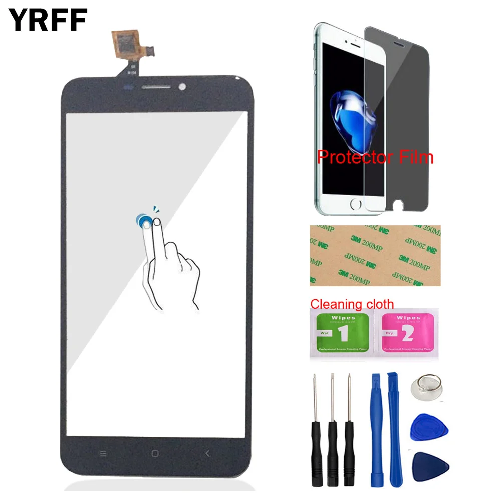 

Сенсорный стеклянный сенсорный экран для Oukitel U20 Plus сенсорный экран Сенсорная панель дигитайзер Переднее стекло Инструменты Защитная Пленк...