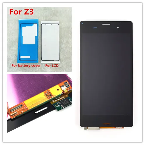 ЖК экран с дигитайзером для SONY Xperia Z3 черный или белый сенсорный D6603 D6633 D6653
