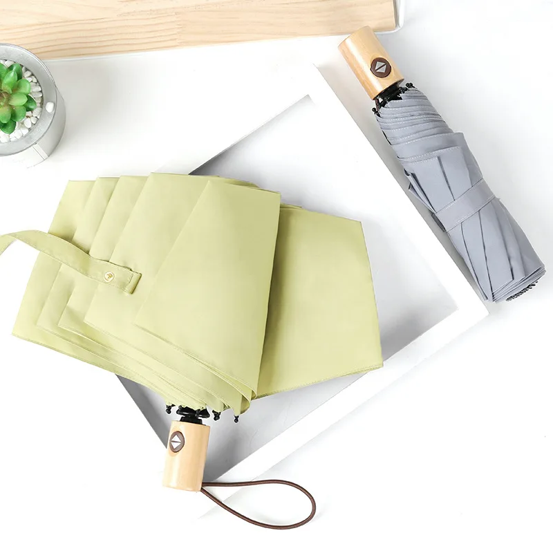 Новинка складной зонт в три четверти с сильным ветрозащитным покрытием