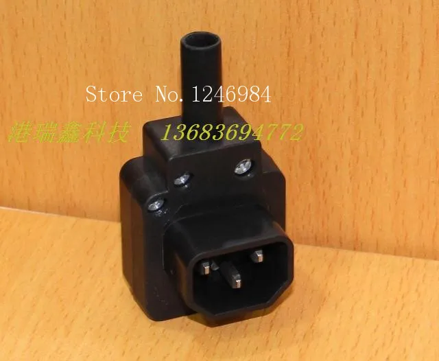 [SA]Plug the AC power plug RLEIL male connector are bent RL-2233-A--50pcs/lot | Обустройство дома