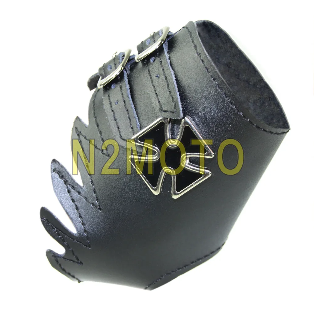 Мотоциклетная Мужская Байкерская черная перчатка крутая крест панк