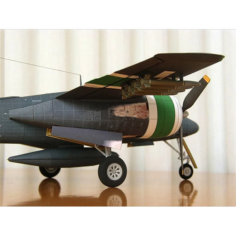 1:33 США F7f тигр кот боец бумажная модель самолета тигра военные фанаты Diy игрушка |