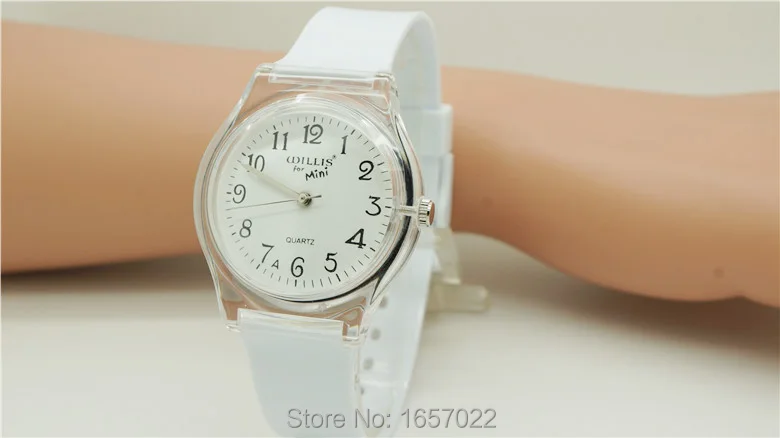 Часы наручные женские кварцевые с прозрачной оболочкой подарок для студентов